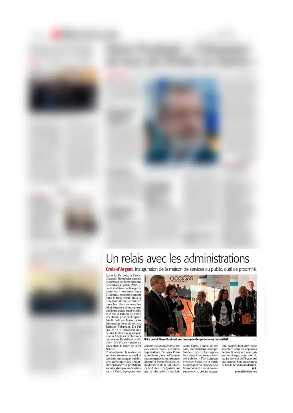 Midi Libre | Un relais avec les administrations 1