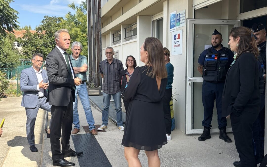 Visite de Monsieur Frédéric Poisot à l’Espace Famille de Montpellier : un engagement pour les Quartiers Prioritaires de la Ville