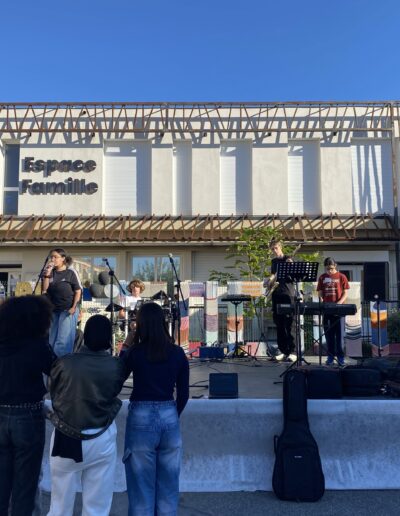 Concert cubain animant la fête des 20 ans du Centre Socioculturel Croix d'Argent